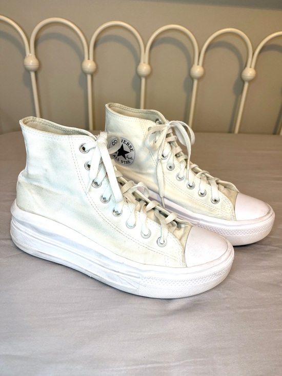 Converse Shoes - Converse Chuck Taylor Move Platform High Top Sneakers White Women’s 9